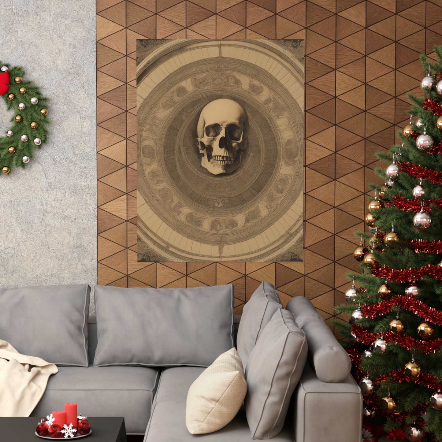 "A Stunning Poster Print of Death Inspired by Leonardo da Vinci" by PenPencilArt