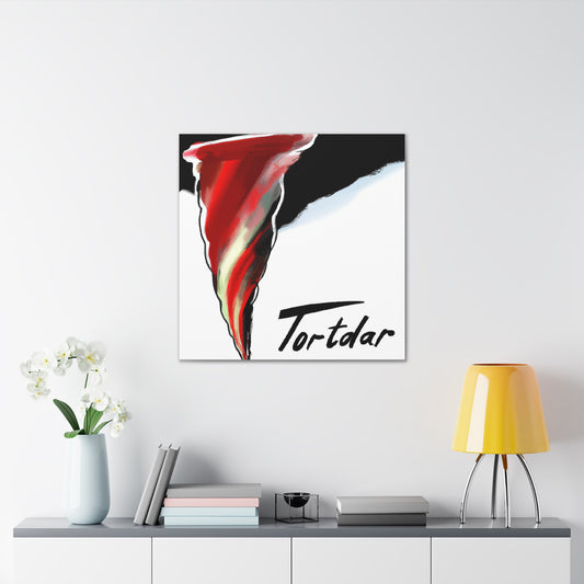 "Texas Tornado Canvas Print Inspired by Georgia O'Keeffe" by PenPencilArt