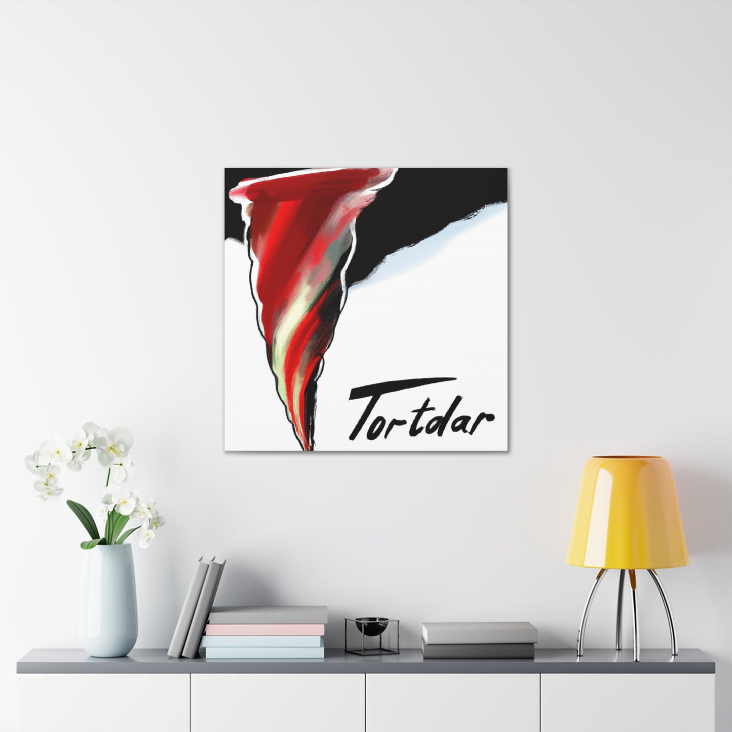 "Texas Tornado Canvas Print Inspired by Georgia O'Keeffe" by PenPencilArt