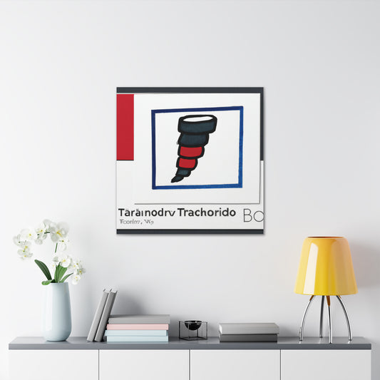 "Texas Tornado Canvas Print Inspired by Kazimir Malevich" by PenPencilArt