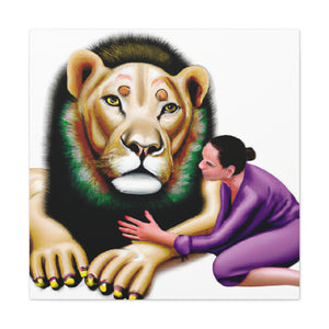 "Inspired by Jeff Koons: A Symbol of Strength in Style Canvas Prints" by PenPencilArt