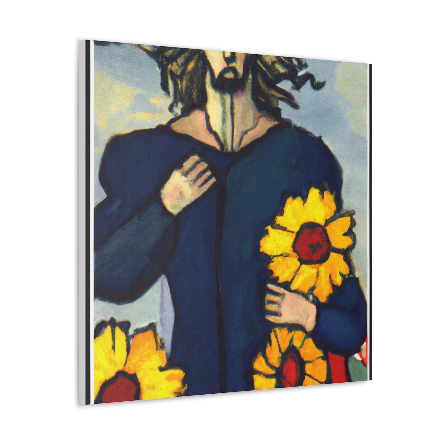 "The Strength Tarot Card: Canvas Print Inspired by Vincent Van Gogh" by PenPencilArt