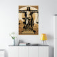 "Da Vinci-Inspired Justice Poster Print: Wall Art for Your Home" by PenPencilArt