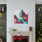 "Helen Frankenthaler-Inspired Floral Canvas Prints" by PenPencilArt