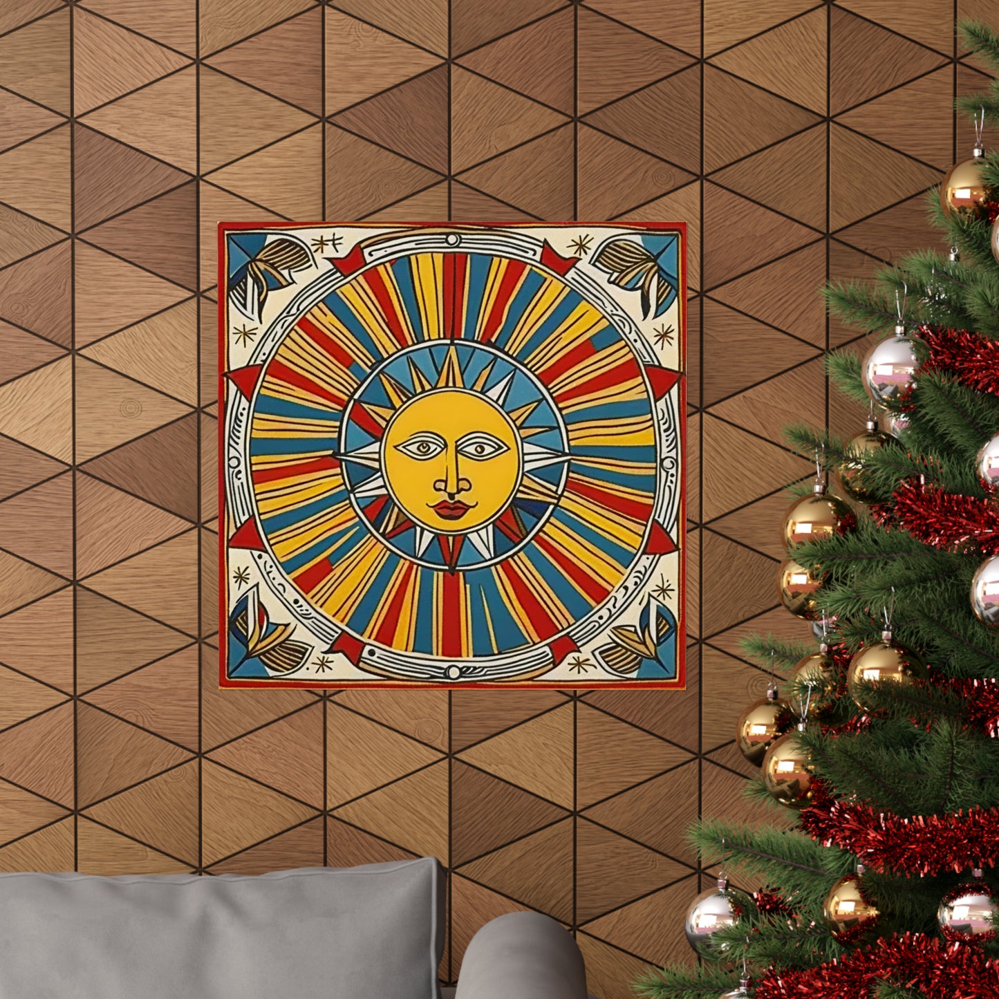 "Pablo Picasso-Inspired 'The Sun' Poster Print" by PenPencilArt