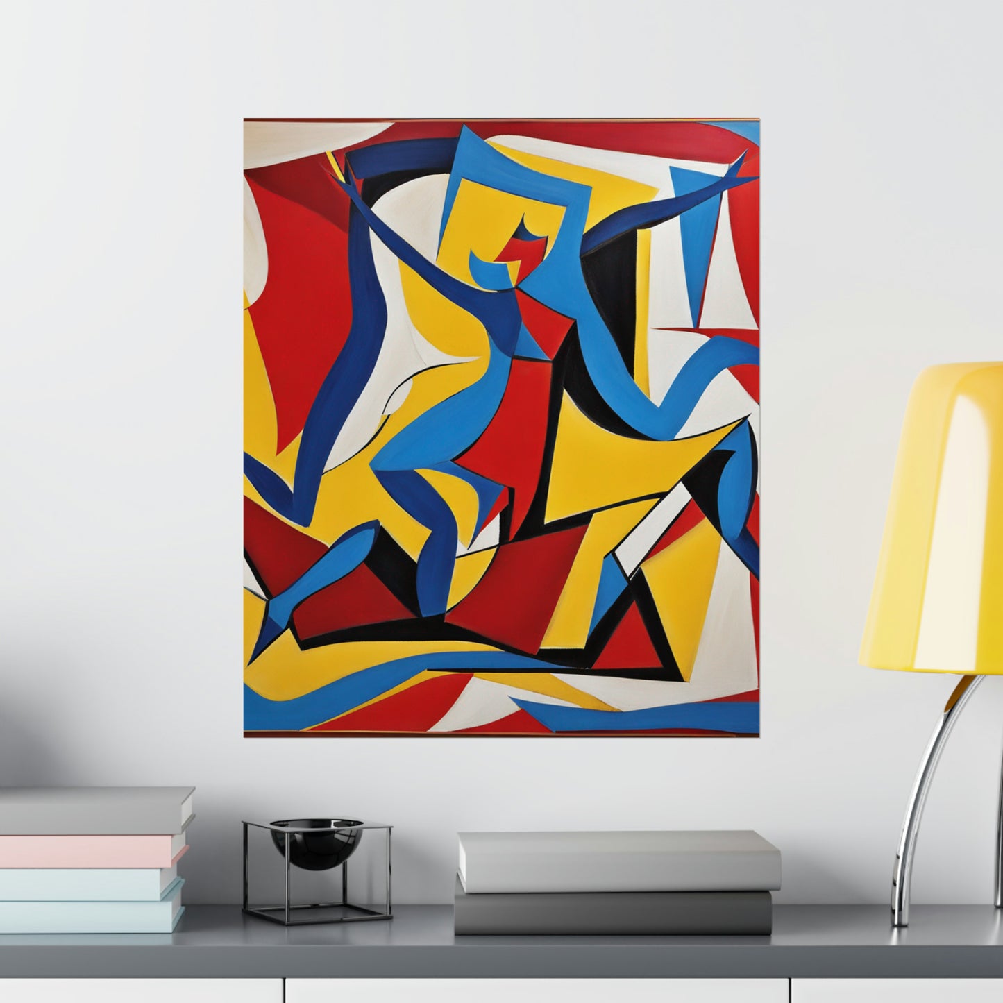 "The Art of Justice: A Willem de Kooning-Inspired Poster Print" by PenPencilArt