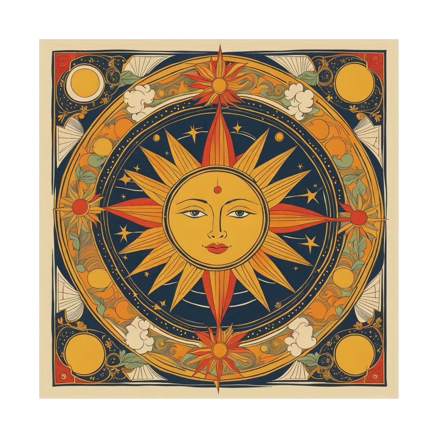 "Nara Yoshimoto-Inspired 'The Sun' Poster Print" by PenPencilArt