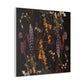 "Mimmo Rotella-Inspired Flower Canvas Prints" by PenPencilArt