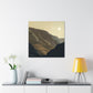 "Hariton Pushwagner-Inspired Desert Landscape Canvas Print" by PenPencilArt