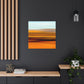 "Striking Desert Landscape Canvas Print - Inspired by Mark Rothko" by PenPencilArt