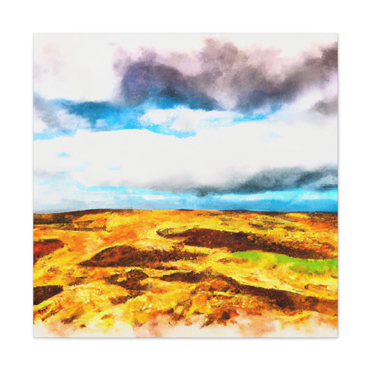 "Unique Desert Landscape Canvas Print Inspired by James Gill" by PenPencilArt