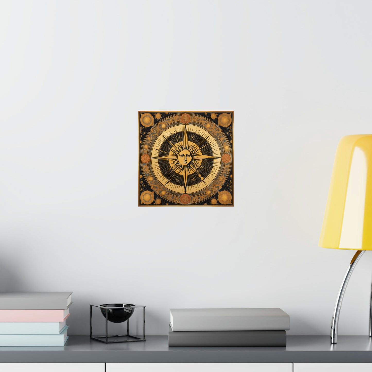 "Leonardo da Vinci-Inspired 'The Sun' Poster Prints" by PenPencilArt