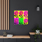 "Andy Warhol-Style Flower Canvas Prints - Add a Pop of Color to Any Room" by PenPencilArt