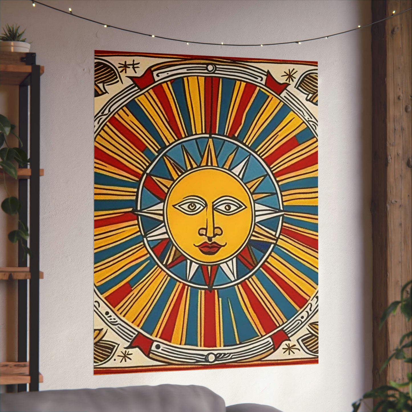 "Pablo Picasso-Inspired 'The Sun' Poster Print" by PenPencilArt