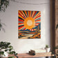 Mimmo Rotella Inspired Sun Poster Print by PenPencilArt