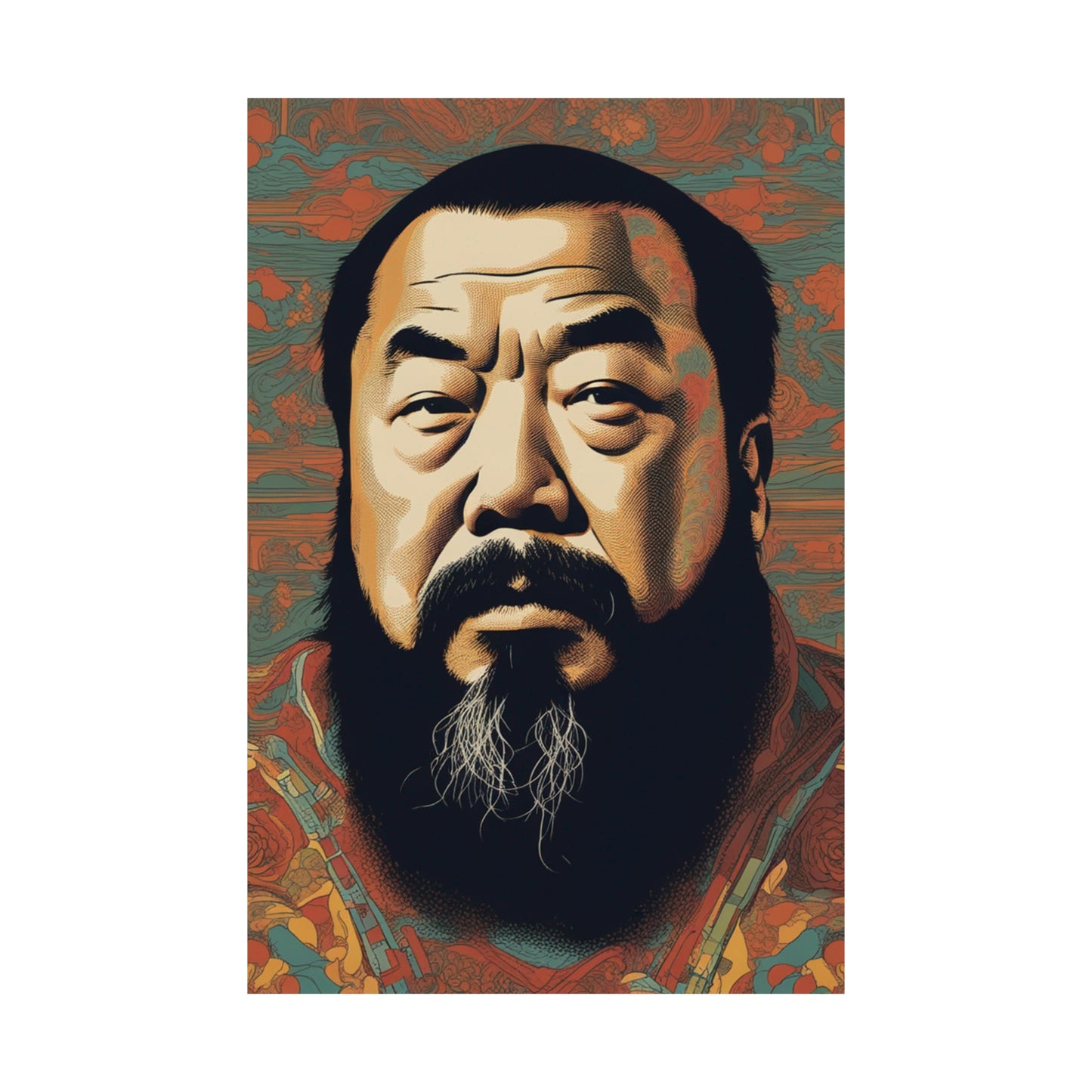 "Ai Weiwei-Inspired Death Print Poster" by PenPencilArt