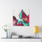 "Helen Frankenthaler-Inspired Floral Canvas Prints" by PenPencilArt