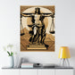 "Da Vinci-Inspired Justice Poster Print: Wall Art for Your Home" by PenPencilArt