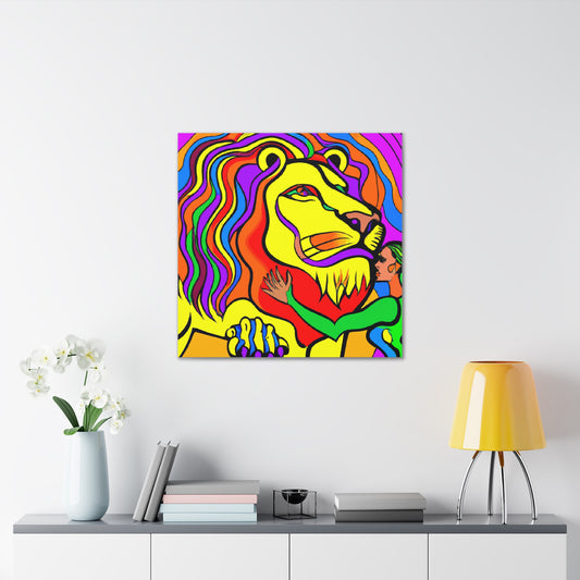 "Peter Max-Inspired Canvas Prints of Strength" by PenPencilArt