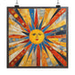 "Jasper Johns Inspired Sun Poster Print" by PenPencilArt