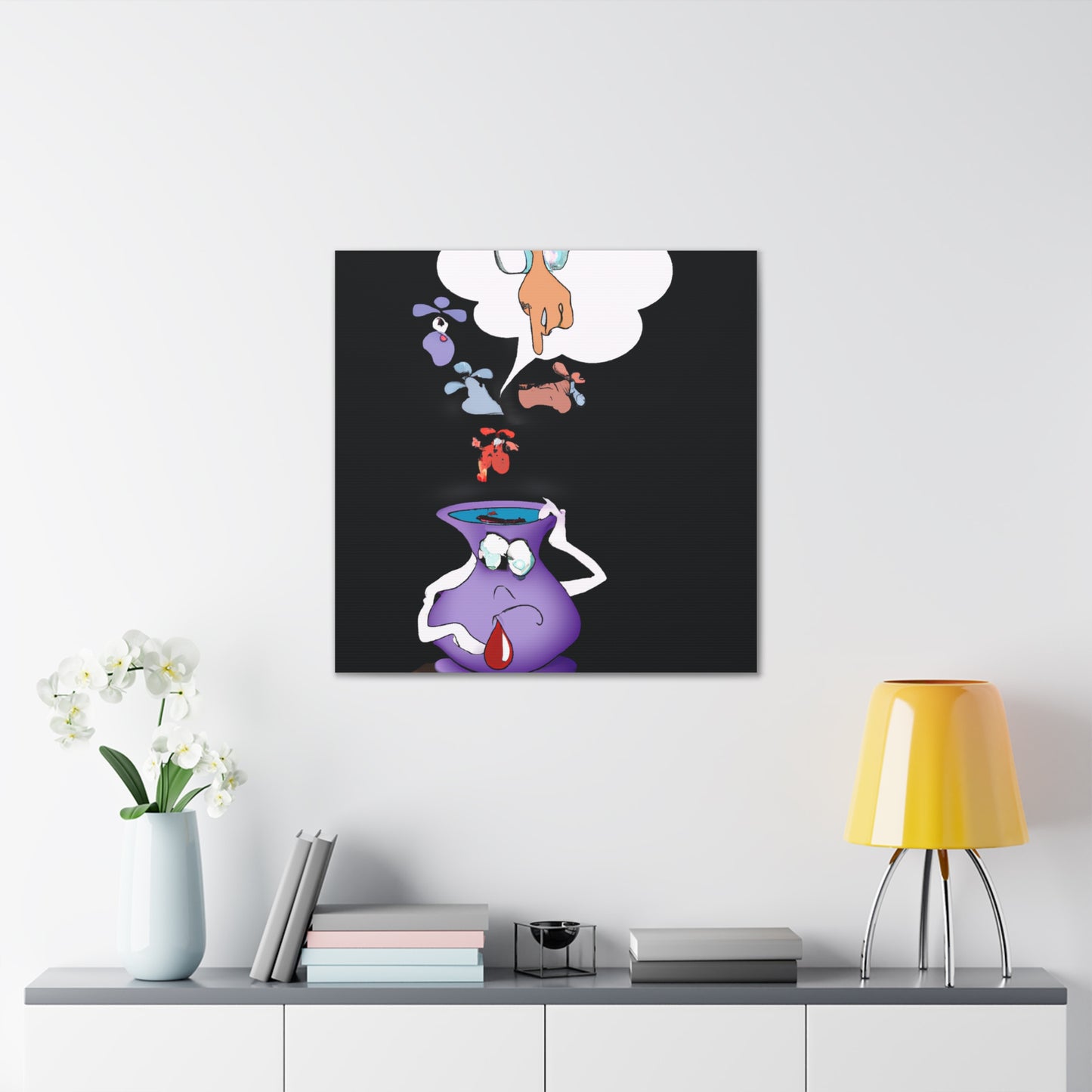 "Embrace the Unknown with an Inspired Mel Ramos Canvas Print" by PenPencilArt