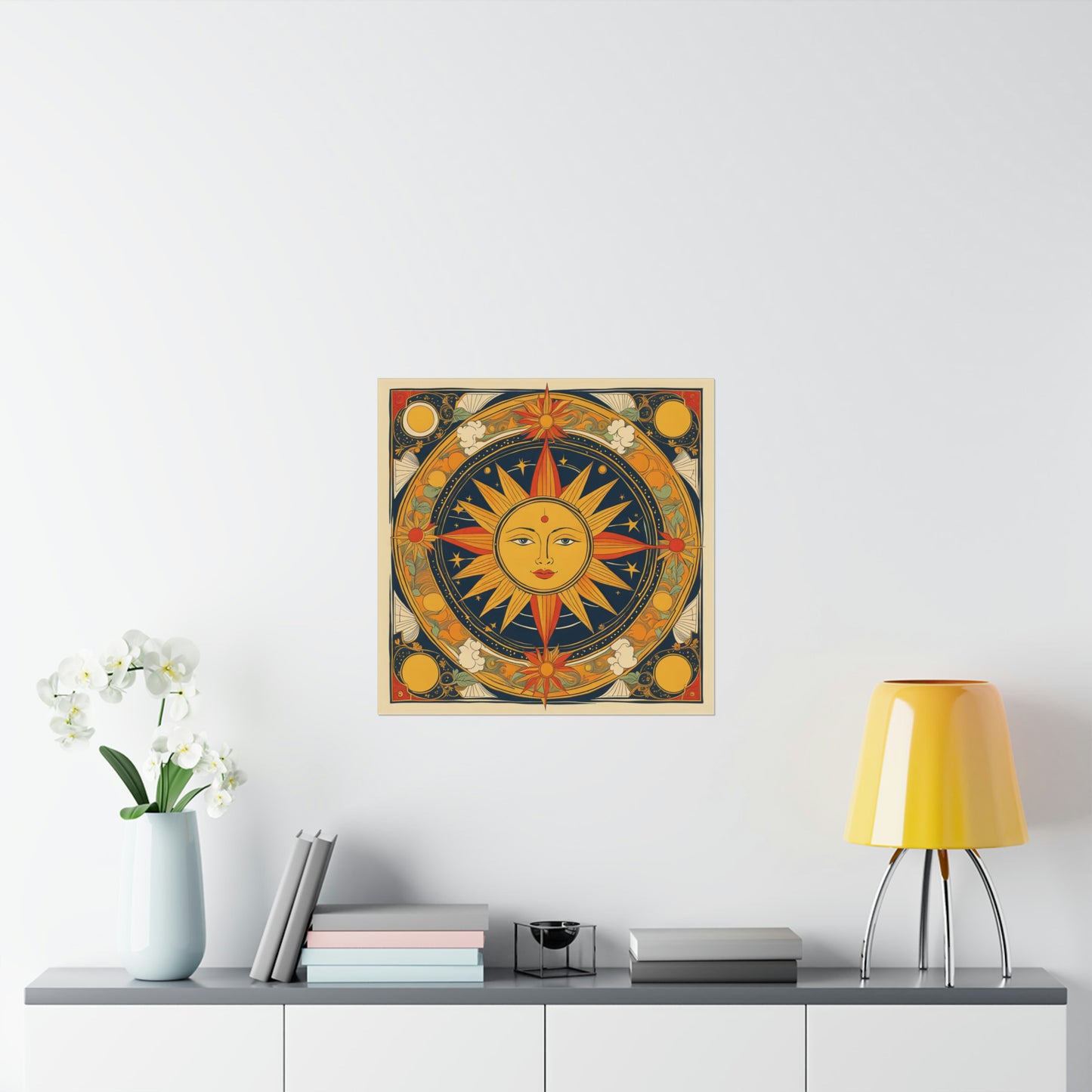 "Nara Yoshimoto-Inspired 'The Sun' Poster Print" by PenPencilArt