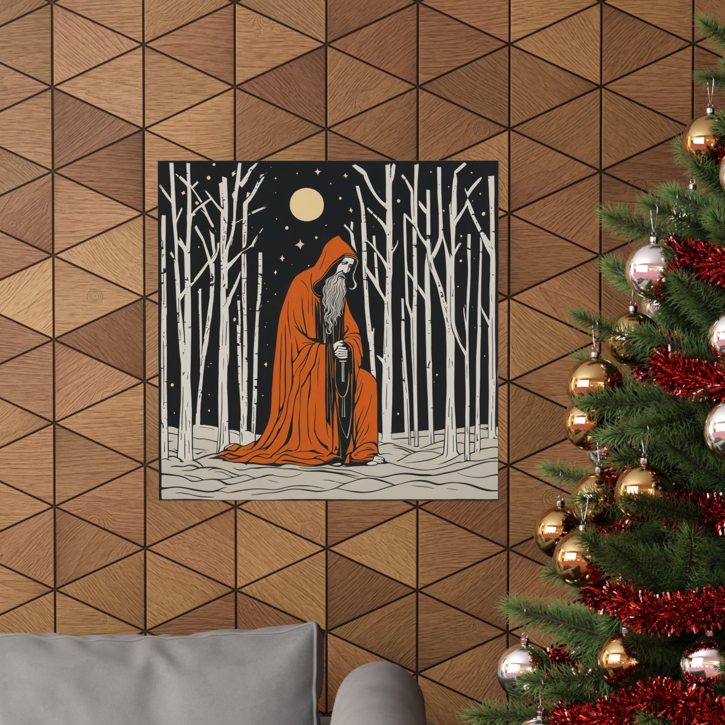 "Art Print of "The Hermit" Inspired by Clyfford Still - Decor Your Home" by PenPencilArt