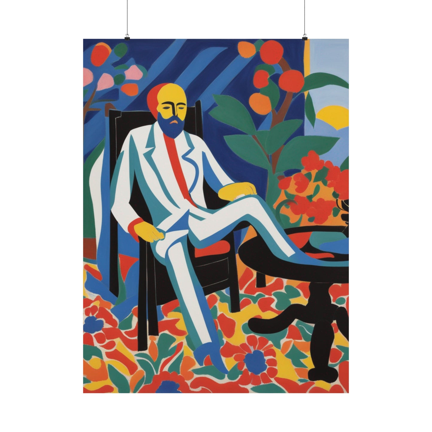 "Henri Matisse-Inspired Death Poster Prints" by PenPencilArt