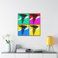 "Texas Tornado Andy Warhol Style Canvas Print" by PenPencilArt