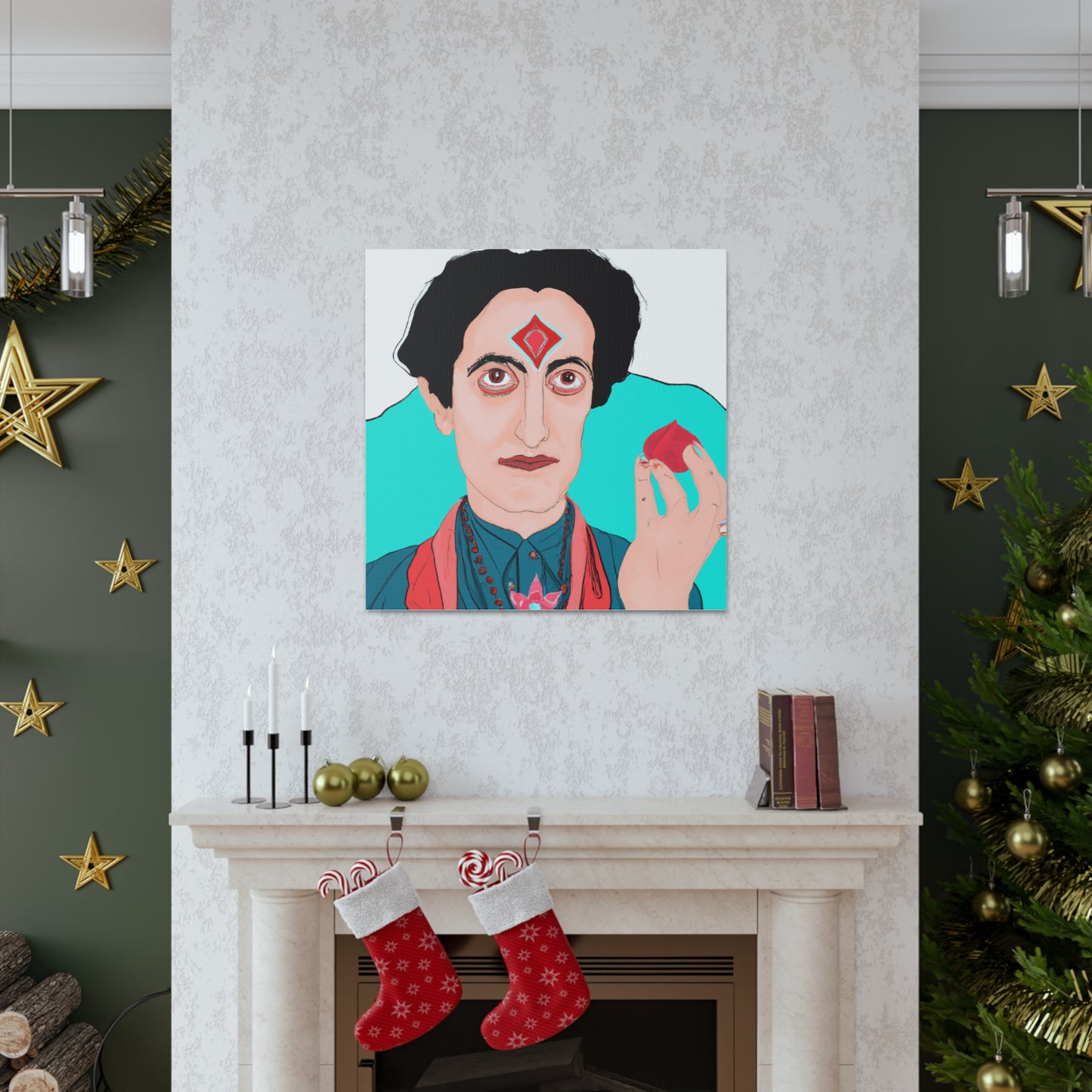 "Frida Kahlo-Inspired Magical Universe Canvas Prints" by PenPencilArt