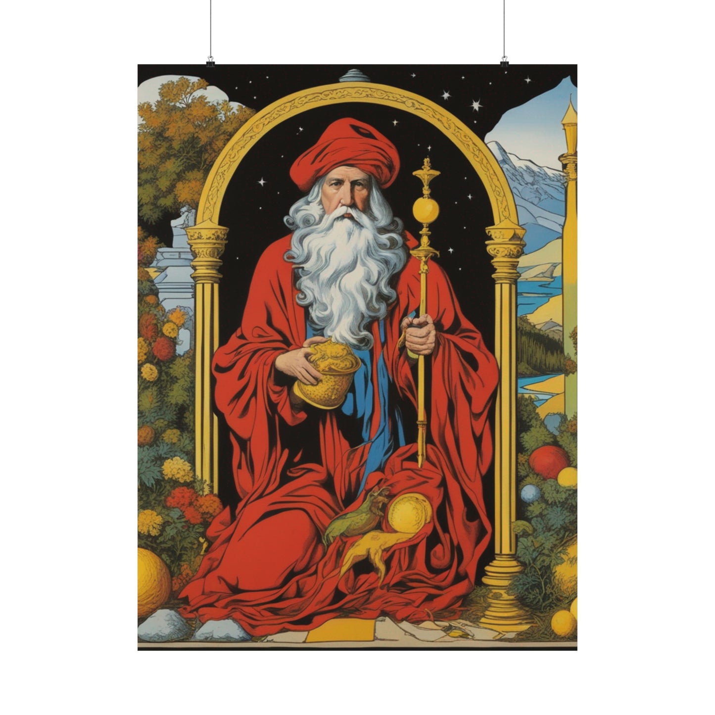 "'The Hermit' - Unique Poster Print Inspired By Jeff Koons by PenPencilArt