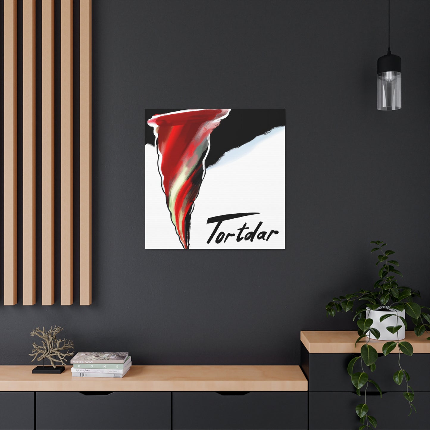 "Texas Tornado Canvas Print Inspired by Georgia O'Keeffe" by PenPencilArt