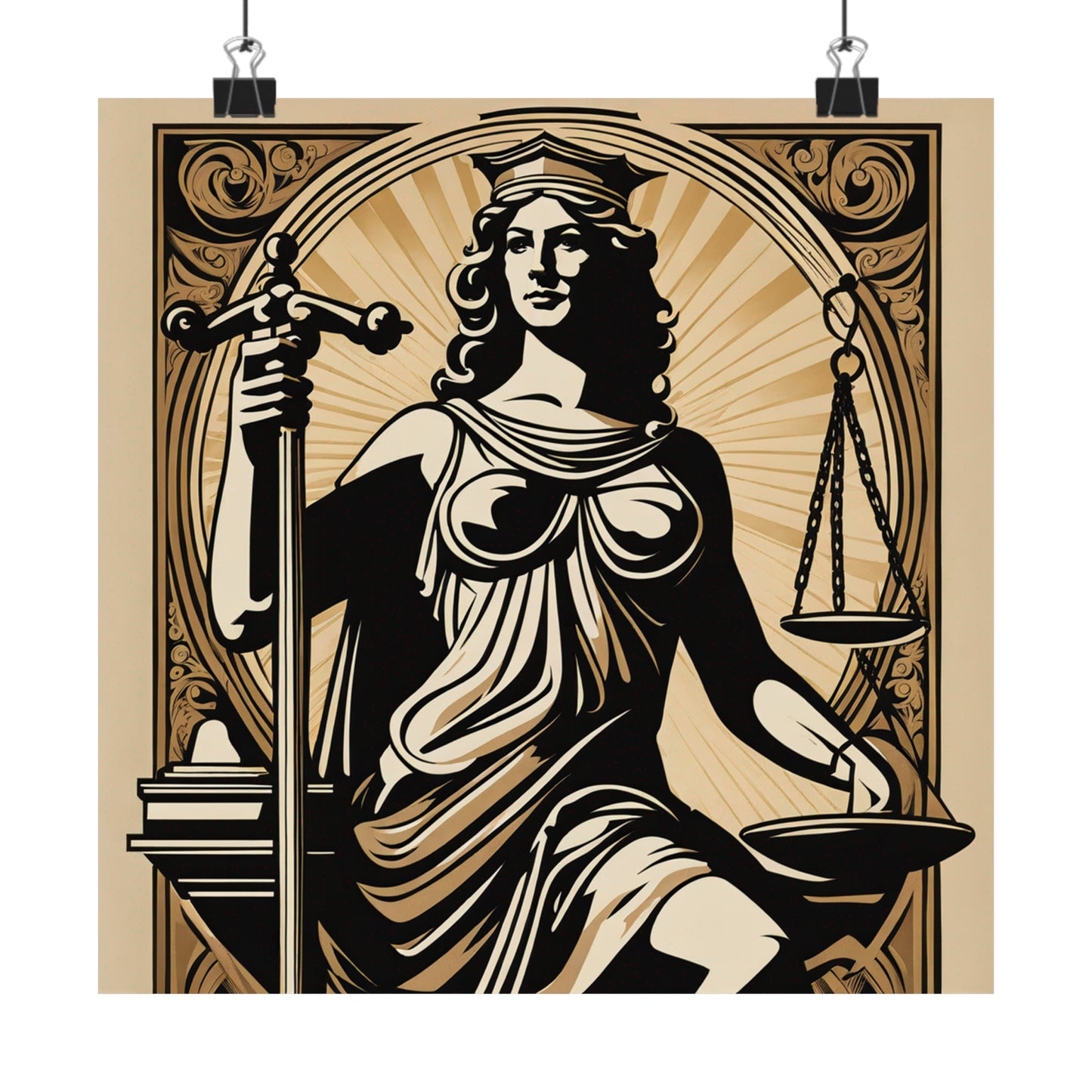 "Striking Justice Art Print Inspired by James Gill" by PenPencilArt