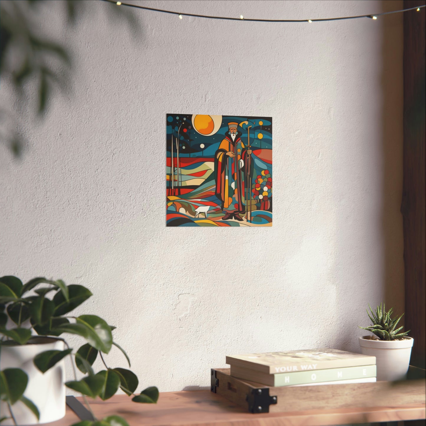 "The Hermit Poster by Wassily Kandinsky - Modern Art Inspired Print" by PenPencilArt