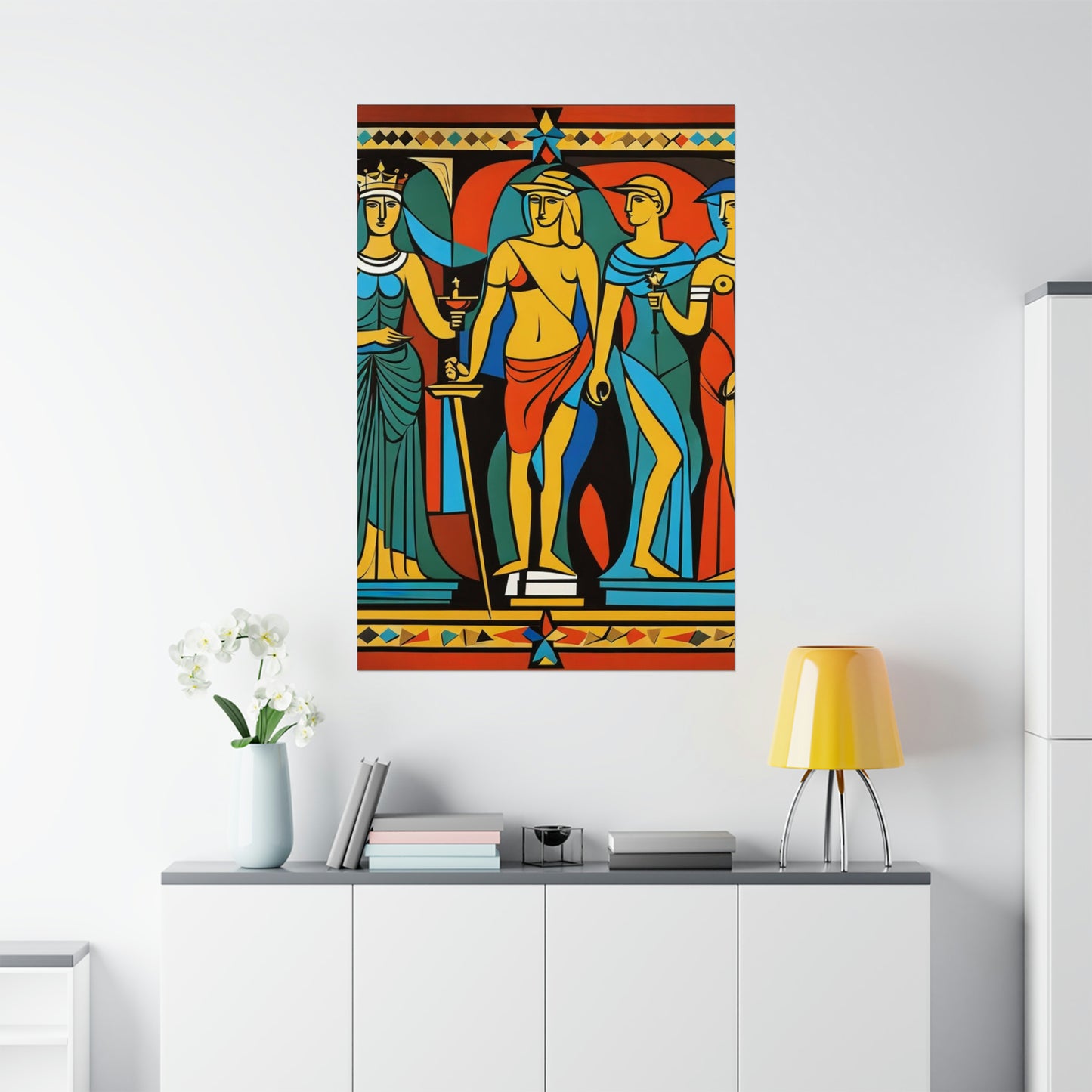 "Justice Art Poster Print Inspired by Pablo Picasso" by PenPencilArt