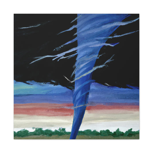 "Texas Tornado Canvas Print | Inspired by Clyfford Still" by PenPencilArt