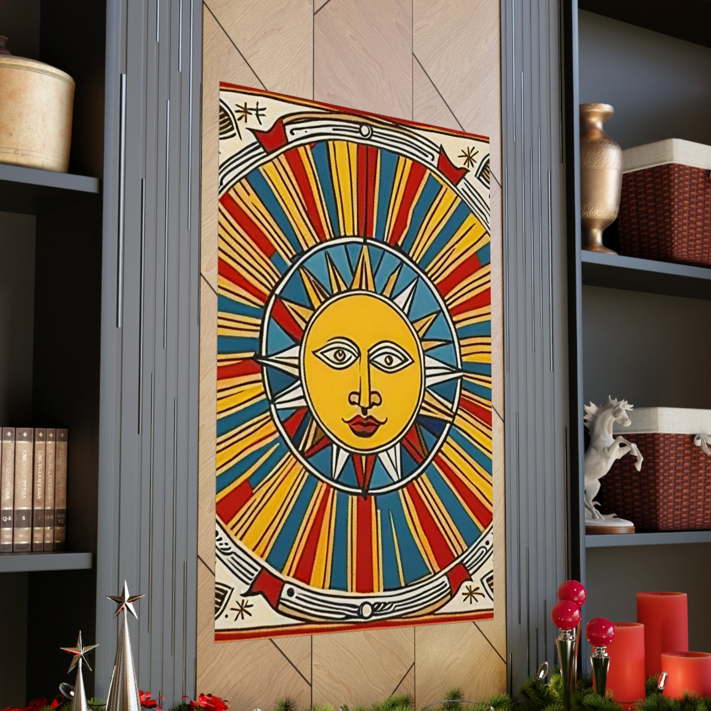 "Pablo Picasso-Inspired 'The Sun' Poster Print" by PenPencilArt