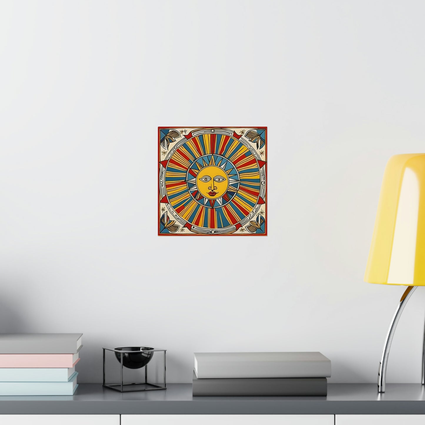 "Pablo Picasso-Inspired 'The Sun' Poster Print" by PenPencilArt