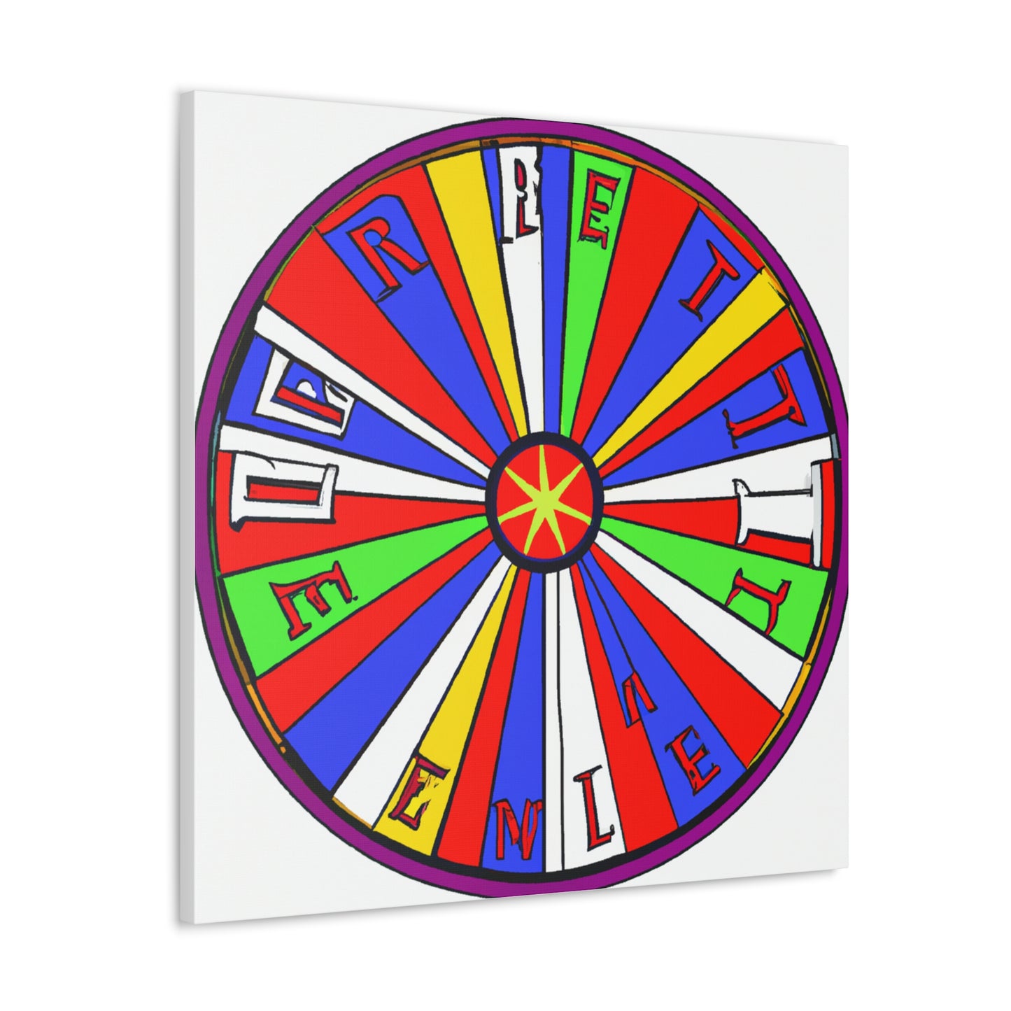 "Robert Indiana-Inspired Fortune Canvas Prints" by PenPencilArt