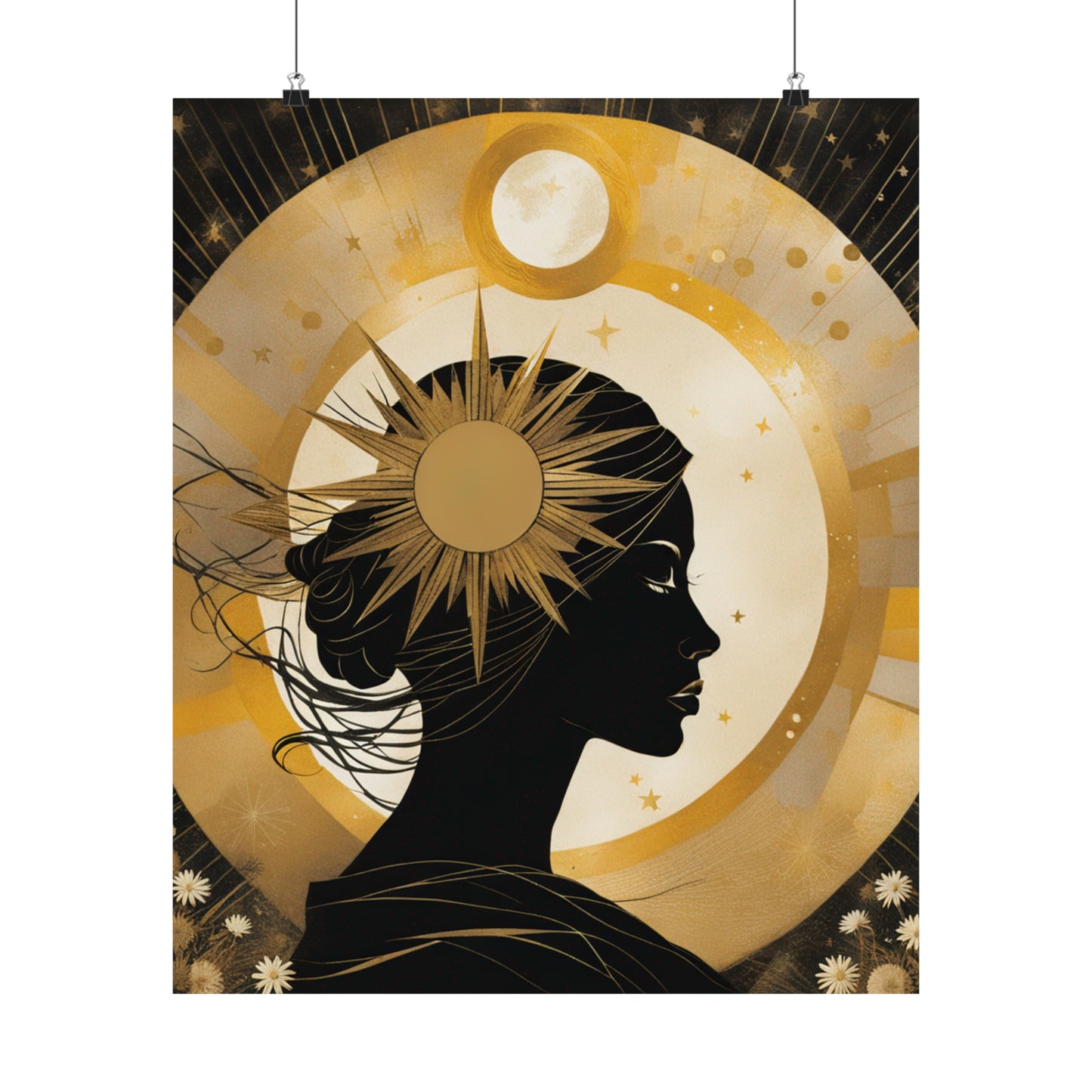 "Brad Kunkle, Russ Mills & Andrey Gordeev-Inspired Sun Poster Print" by PenPencilArt