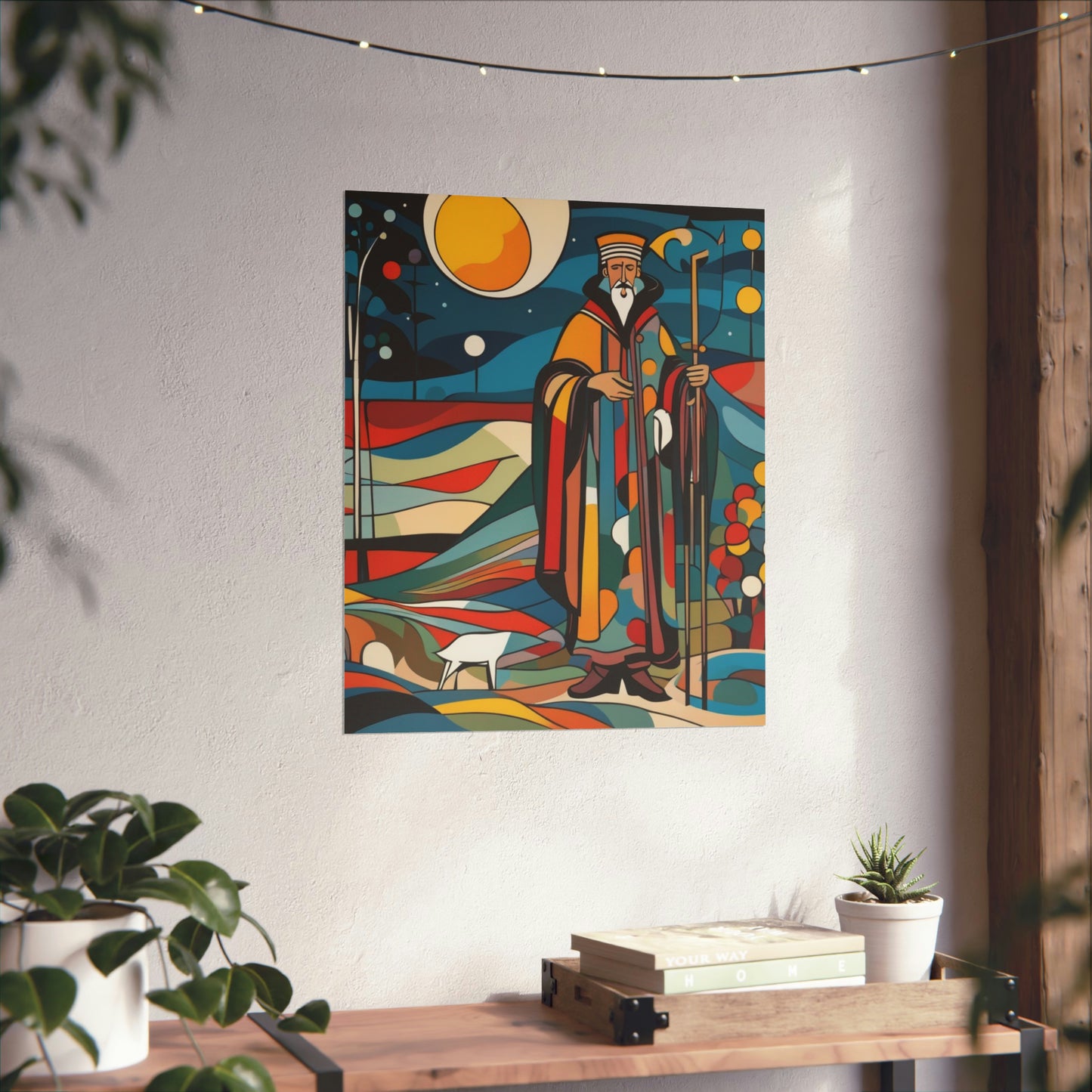 "The Hermit Poster by Wassily Kandinsky - Modern Art Inspired Print" by PenPencilArt