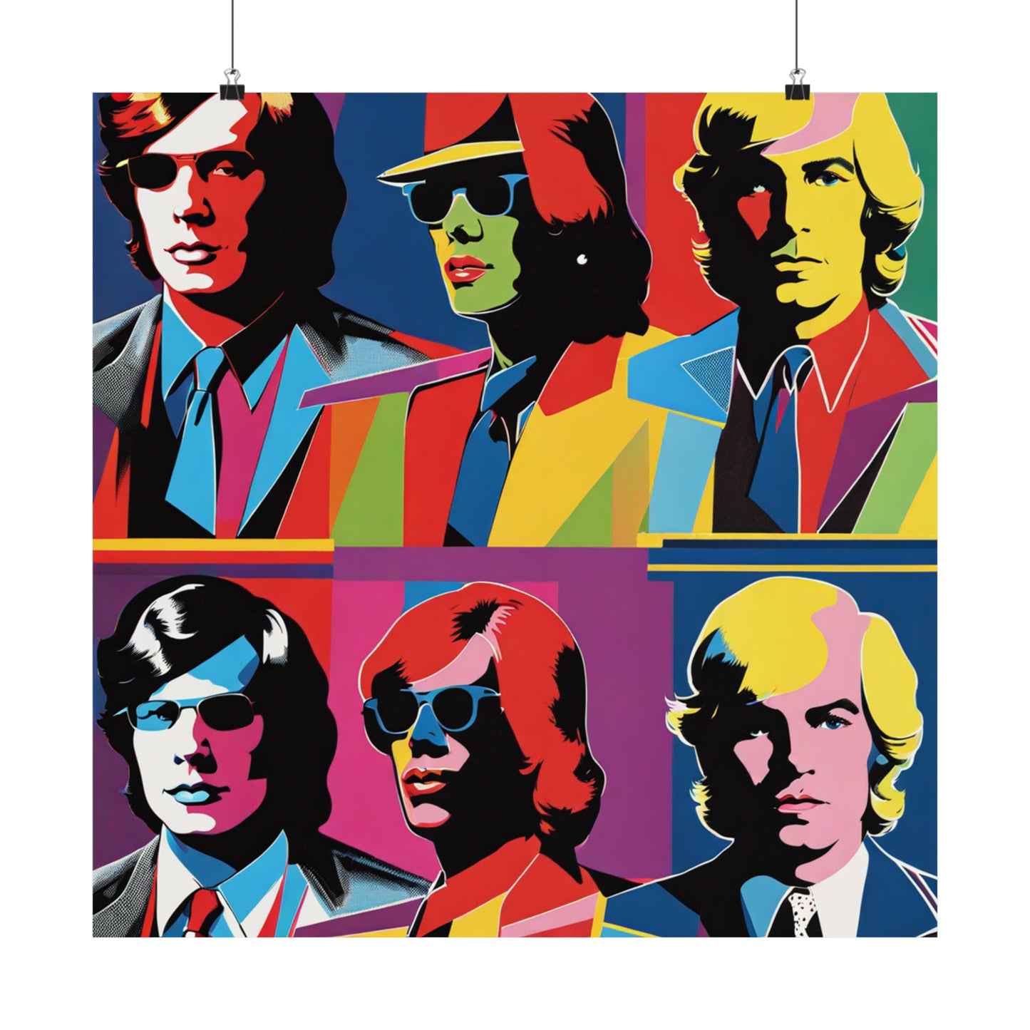 "Andy Warhol-Inspired Justice Poster Prints for Home Decor" by PenPencilArt