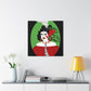 "Texas Tornado Canvas Print - Frida Kahlo Inspired Art" by PenPencilArt