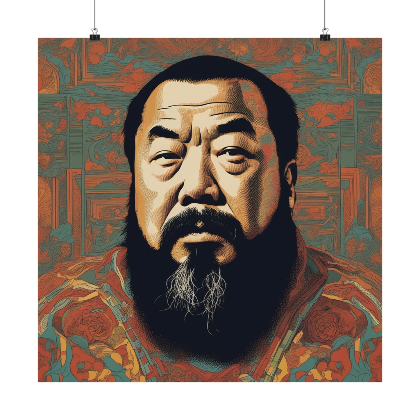 "Ai Weiwei-Inspired Death Print Poster" by PenPencilArt