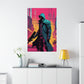 Justice Poster Prints with Cyberpunk and Neo-Figurative Styles by PenPencilArt