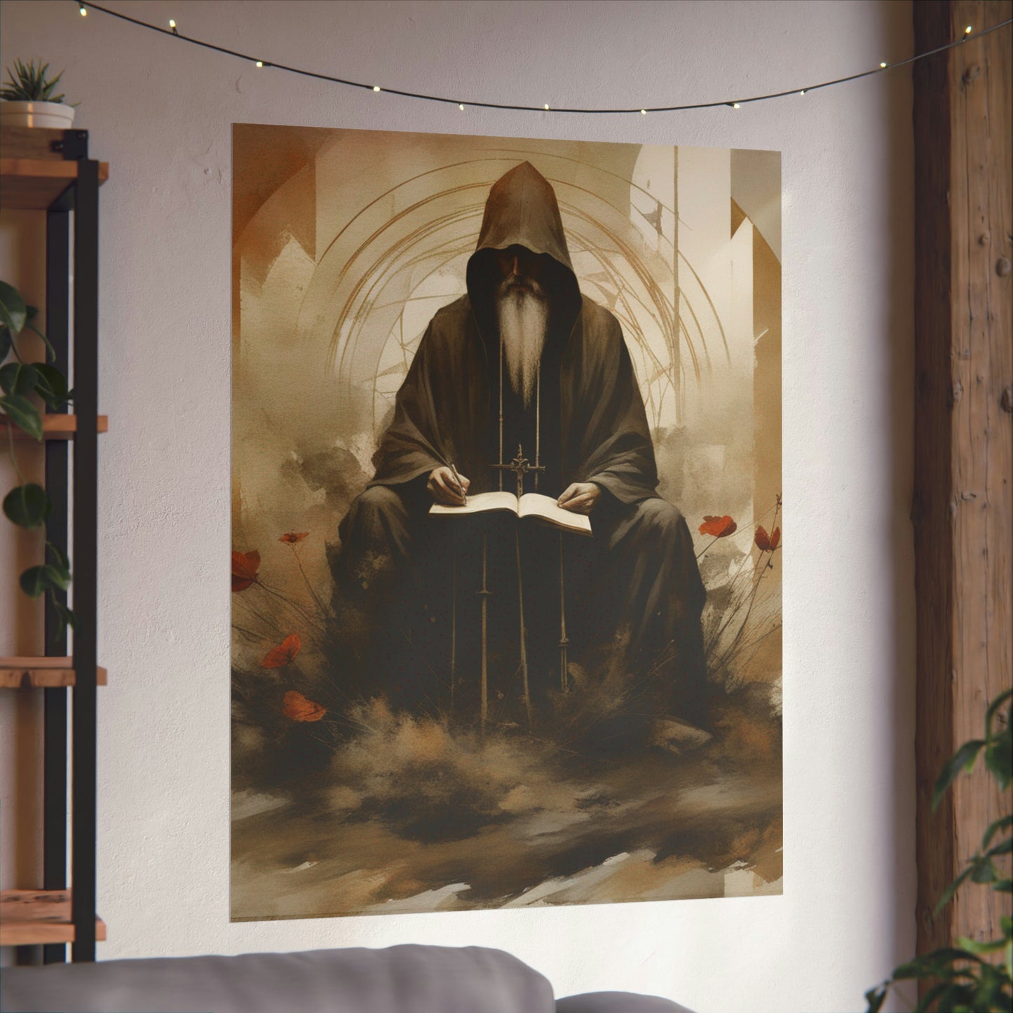 "Fine Art Poster Prints Inspired by Brad Kunkle, Russ Mills, and Andrey Gordeev: The Hermit" by PenPencilArt