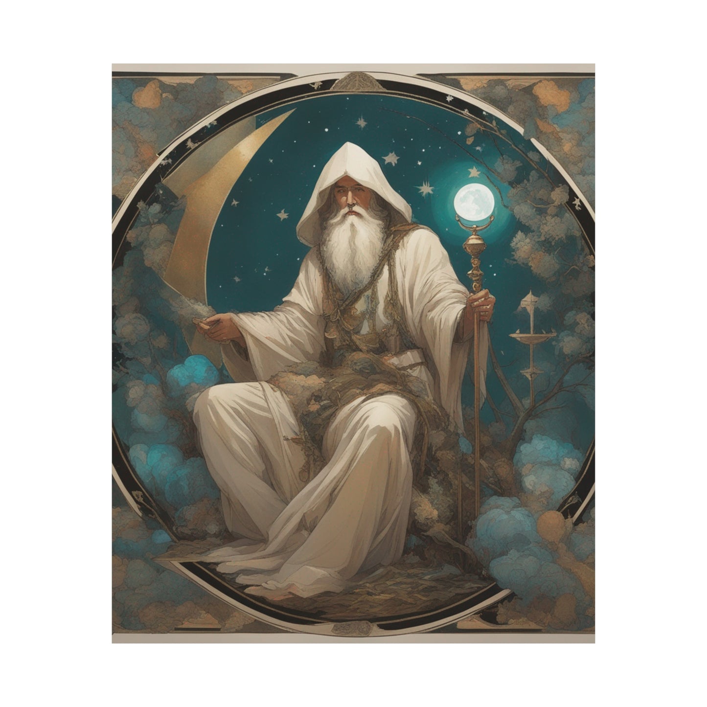 "Krenz Cushart-Inspired Hermitin Poster Print by Kawacy & Neoism" by PenPencilArt