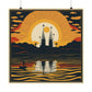 "Clyfford Still-Inspired 'The Sun' Poster Print" by PenPencilArt