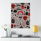 "Yayoi Kusama-Inspired 'Death' Poster Prints" by PenPencilArt