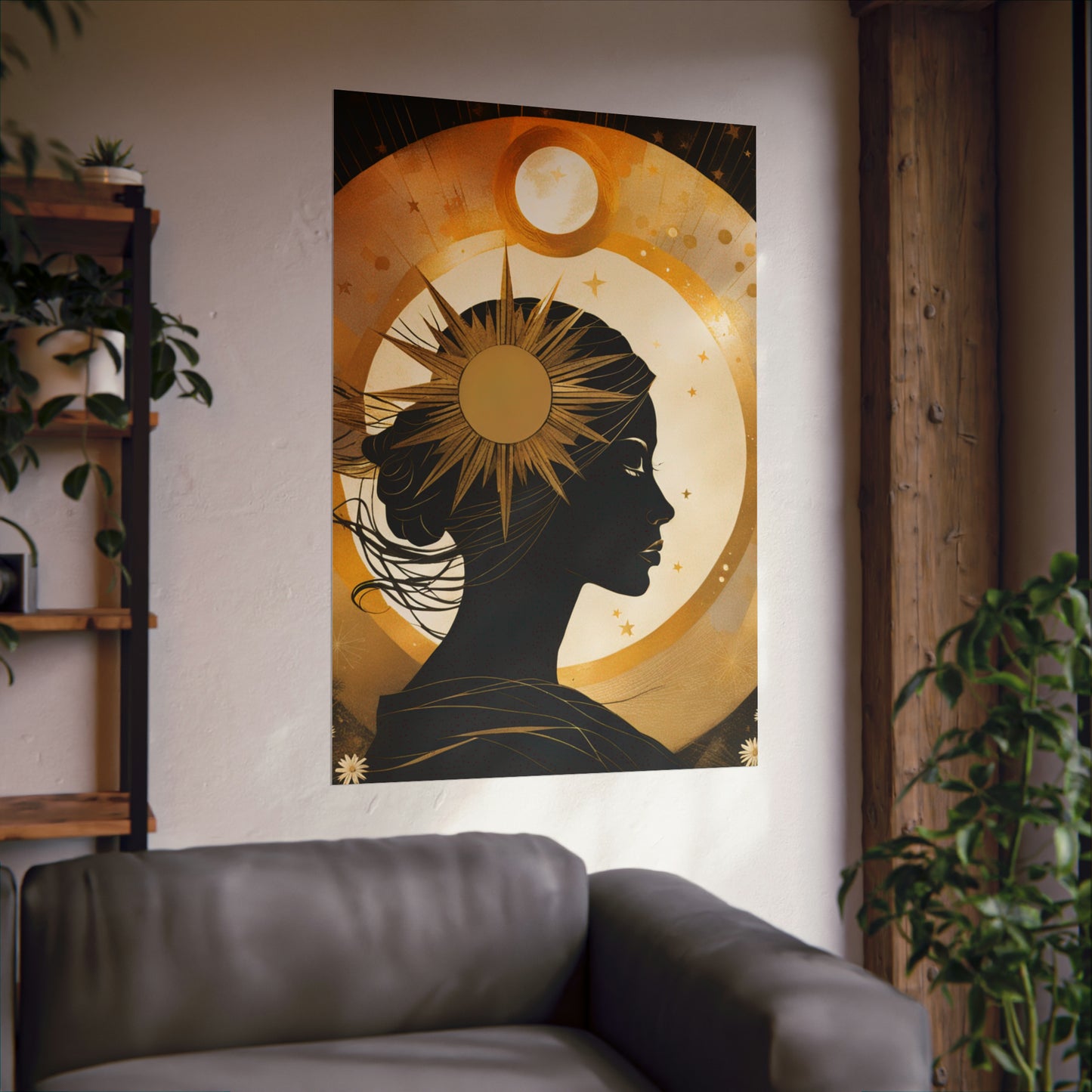 "Brad Kunkle, Russ Mills & Andrey Gordeev-Inspired Sun Poster Print" by PenPencilArt